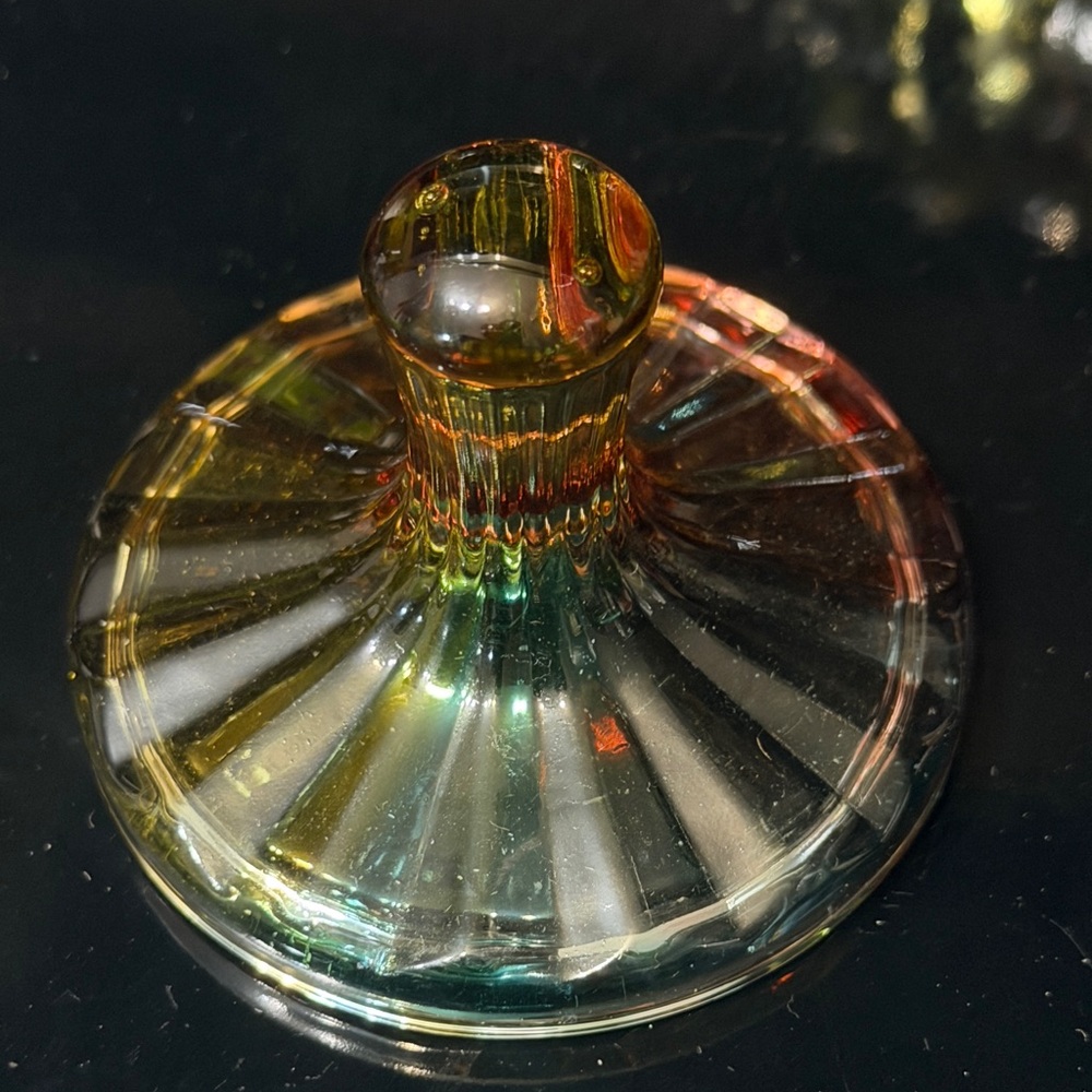 Vintage Carnival Hobnail glass Candy Dish trinket jar - Picture 12 of 16
